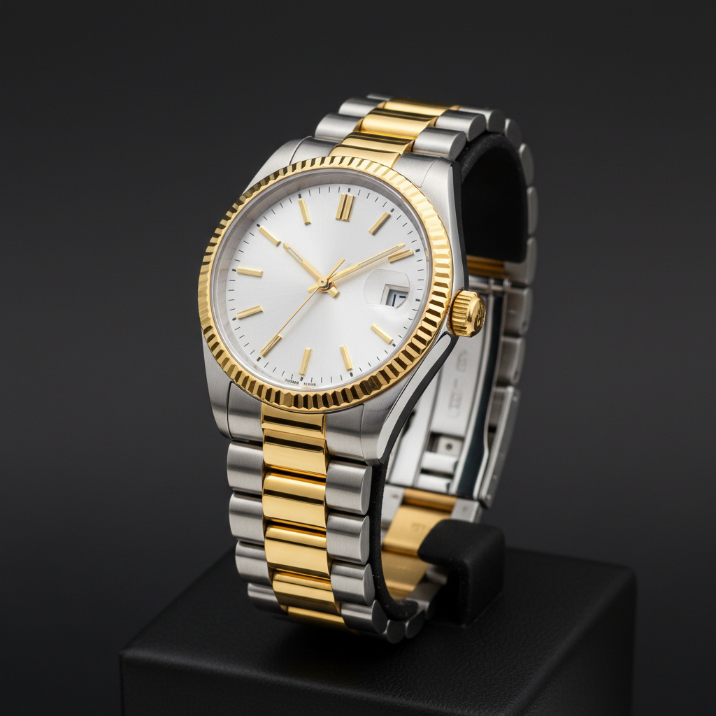 VELMONT Monarch two-tone steel and gold watch